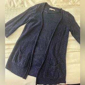 Loft Navy Cardigan
